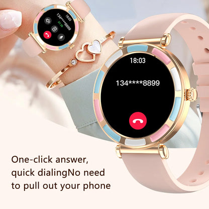 2025 NEW Xiaomi 1.27" HD Screen Women Smartwatch Dynamic Heart Rate Bluetooth Call&Music Waterproof Smart Watch