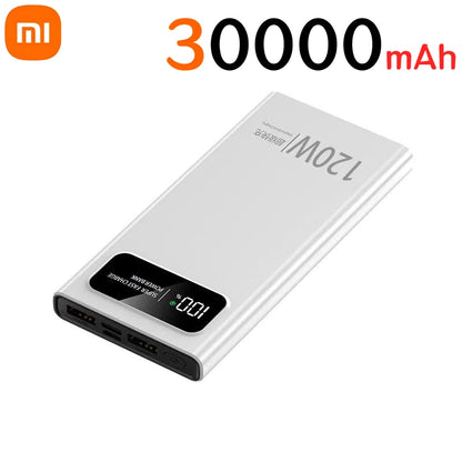 Xiaomi 120W 500000mAh Power Bank Large Capacity Super Fast Charging Digital Display External Battery for iPhone Huawei Samsung