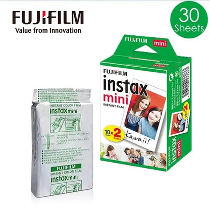 10-100 Sheets Fujifilm Instax Mini 12 Film Camera White Edge Photo Paper For Mini 11 9 8 40 70 90 Instant Camera EVO Instax Film