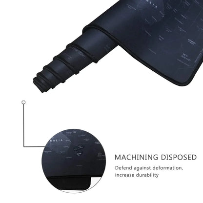 Large Gaming Mouse pad Computer Gamer Desk Mouse Mat Anti-slip Natural Rubber Stitched Edge large mouse Pad for Desktop Office