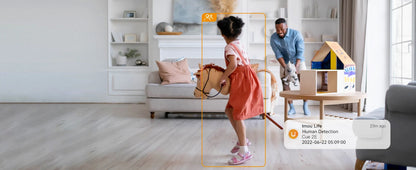 IMOU Cue 2E 3MP Wifi Security Camera Indoor Baby Monitor Human Detection Night Vision IP Camera Video Surveillance