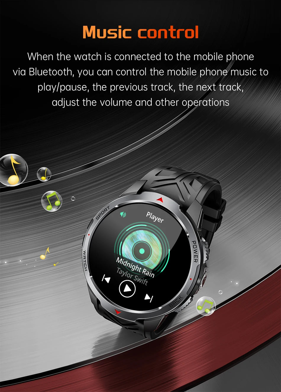 Xiaomi 1100mAh Military Outdoor Smart Watch Men 1.7-inch Display Compass Sports Watch IP68 Waterproof Bluetooth Call Smartwatch