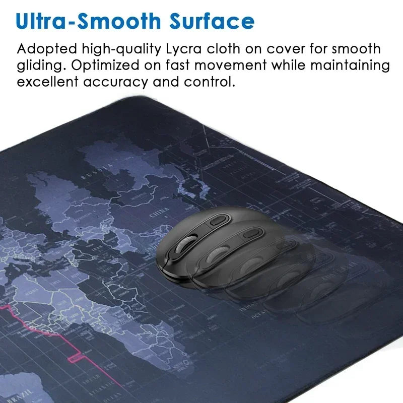 Large Gaming Mouse pad Computer Gamer Desk Mouse Mat Anti-slip Natural Rubber Stitched Edge large mouse Pad for Desktop Office
