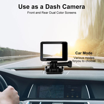 Ourlife 5K30FPS Action Camera 2.0'' Touch LCD 170° DVR 30M Waterproof Remote Control 5X Zoom Helmet WiFi 4K60FPS Sport Camera