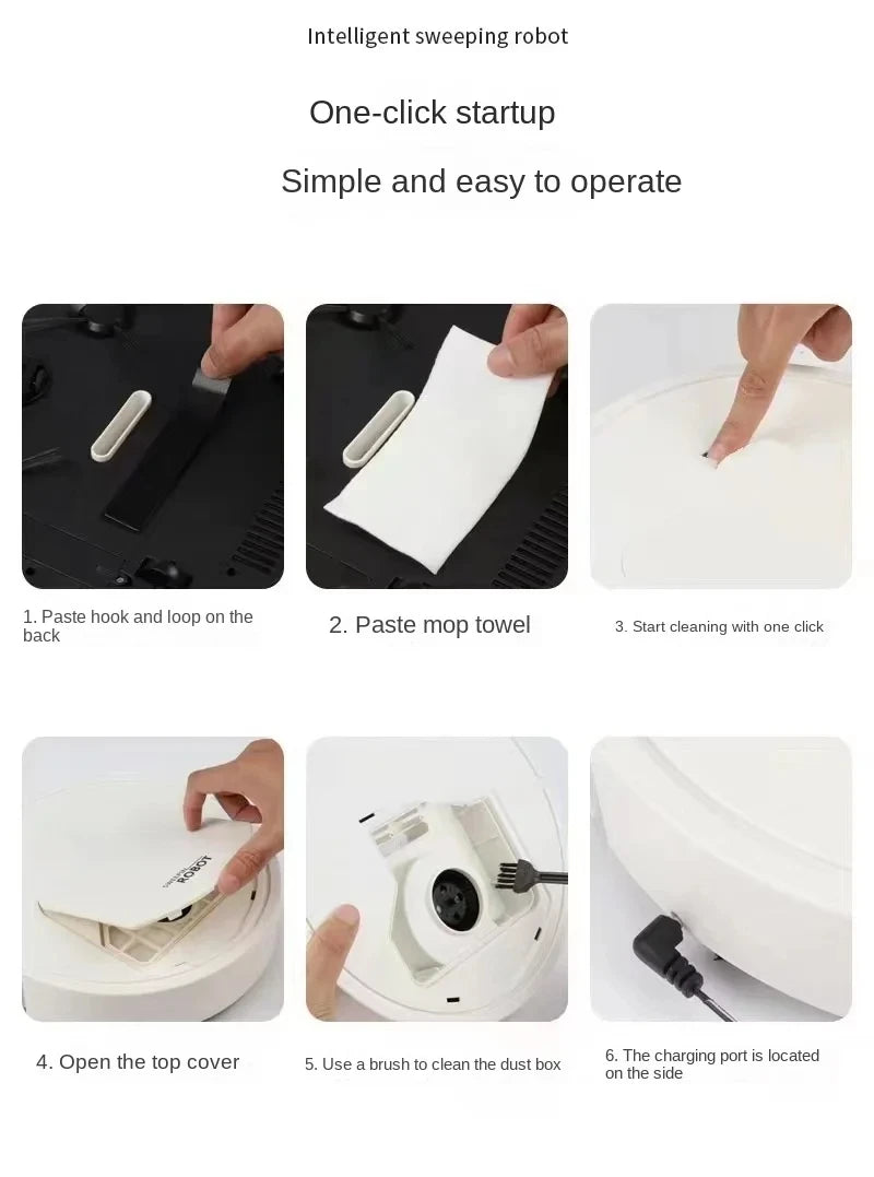 Xiaomi Intelligent Sweeping Robot Lazy Home Cleaning Machine Usb Automatic Vacuum Cleaner Small Household Appliances For Home