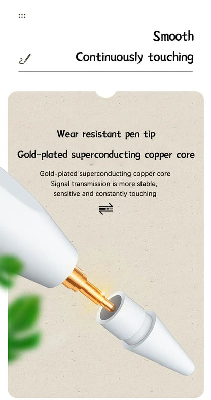 Magnetic Adsorption Pencil Stylus Pen for Apple Pencil iPad 11 2025 Pens Battery Display Palm Rejection for Apple Pencil 2 1