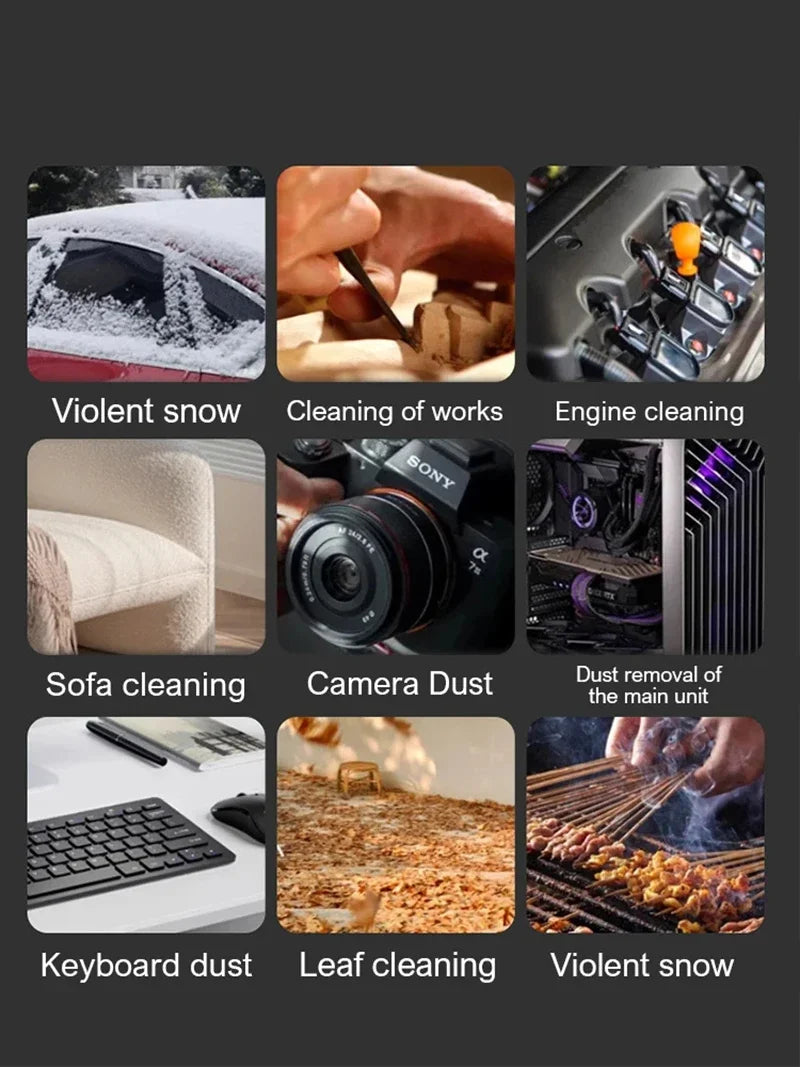 Violent Fan 1000000RPM Super Powerful Air Blower Vacuum Blowing Suction For Dust Cleaner Brushless Turbo Strong Wind