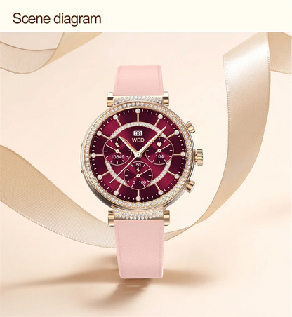 2025 NEW Xiaomi 1.27" HD Screen Women Smartwatch Dynamic Heart Rate Bluetooth Call&Music Waterproof Smart Watch