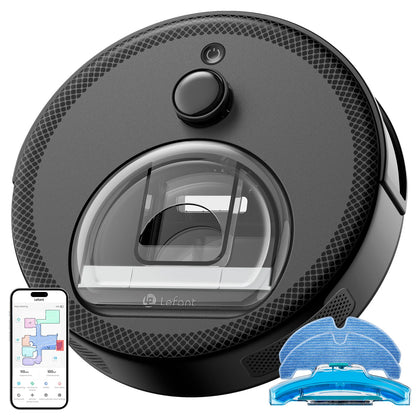 Lefant M330 Pro Robot Vacuum and Mop combo, 5000Pa,dTOF LiDAR Navigation, Alexa/Google/WiFi,Ideal for Pet Hair
