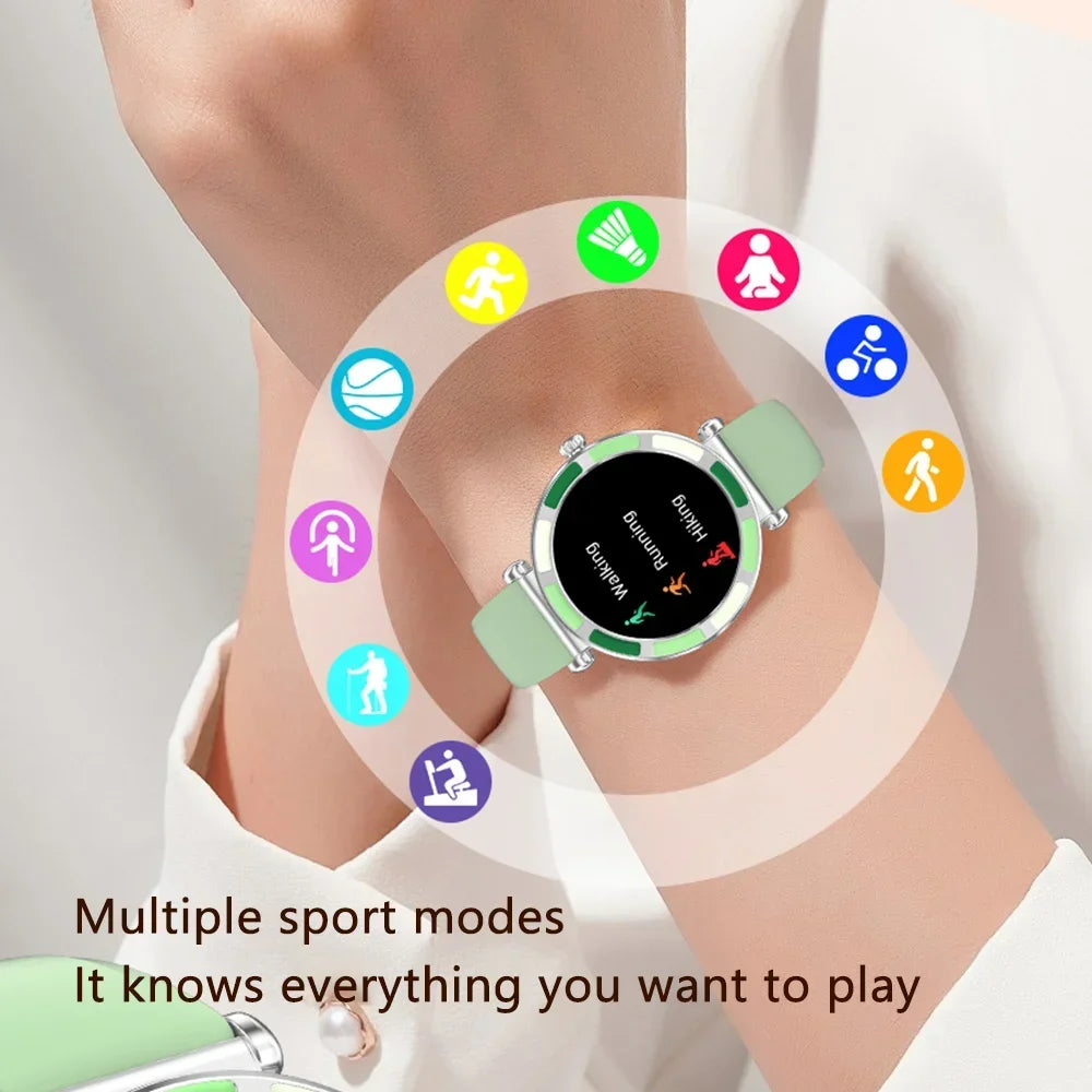 2025 NEW Xiaomi 1.27" HD Screen Women Smartwatch Dynamic Heart Rate Bluetooth Call&Music Waterproof Smart Watch