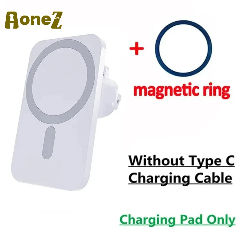 30W Magnetic Car Charger, Magsafe for IPhone 17/16/ 15/14/13/12 Pro Max Mini, Fast Charging Holder Mount AONEZ