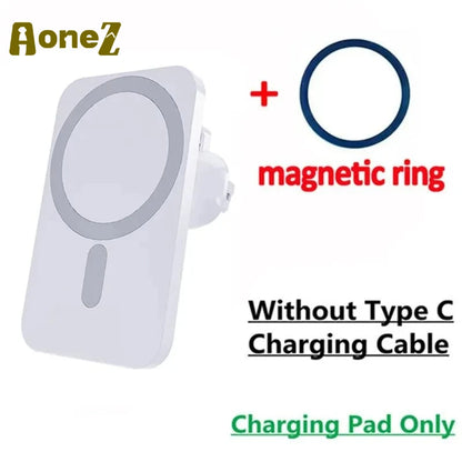 30W Magnetic Car Charger, Magsafe for IPhone 17/16/ 15/14/13/12 Pro Max Mini, Fast Charging Holder Mount AONEZ