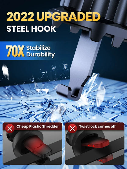 Mobile Phone Holder Air Outlet Gravity Sensor Car Holder Riangle Gravity Frosted Simplicity Solid Metallic Material