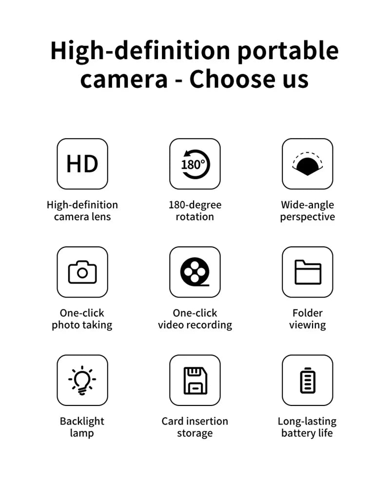 Camera 4K HD DV WIFI Portable Small Digital Video Recorder Mini Micro Sound Recording Device for Outdoor