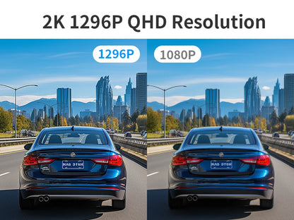 2K Dash Cam For Cars DVR Recorder Front Dash Camera KAWA D5 Emergency Video Recording EN,RU,FR,JP Voice Control WiFi APP Monitor