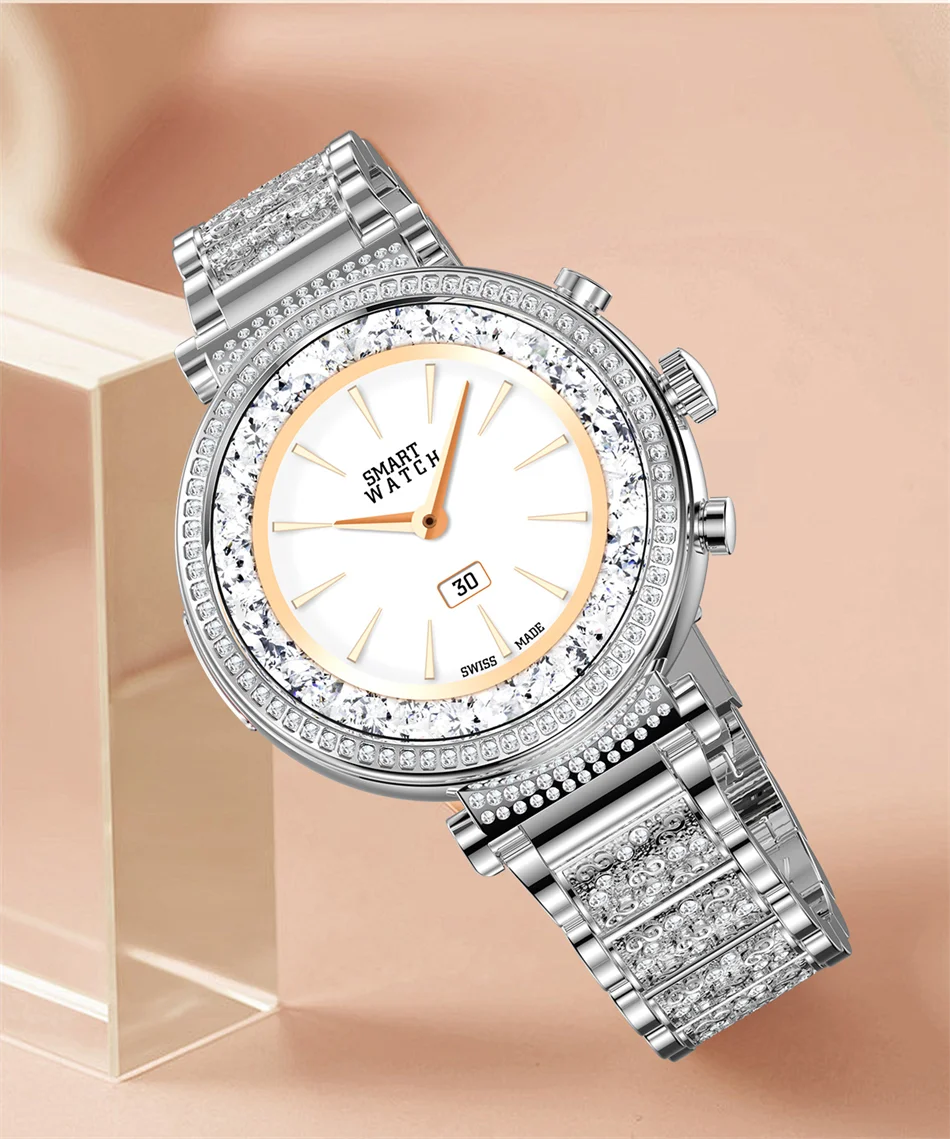 2025 NEW Xiaomi 1.27" HD Screen Women Smartwatch Dynamic Heart Rate Bluetooth Call&Music Waterproof Smart Watch