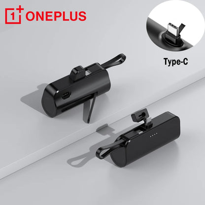 OnePlus 30000mAh Mini Portable Type-c Fast Charging With Stand Pocket Power Bank Compatible with Iphone Andriod External Battery