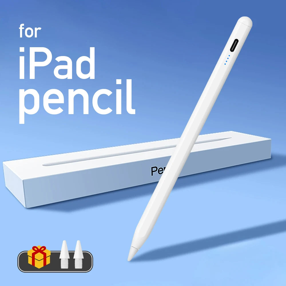 Pen For Apple Pencil with LED Power Indicators Palm Rejection Touch Pencil for 2022 2021 2020 2019 2018 iPad pencil