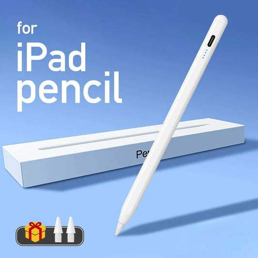 Pen For Apple Pencil with LED Power Indicators Palm Rejection Touch Pencil for 2022 2021 2020 2019 2018 iPad pencil