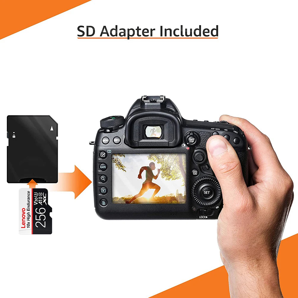 Lenovo 2TB Memory Card For Nintendo Switch 1TB V30 4K Micro Tf Sd Card 128GB 256GB 512GB Cartao De Memoria For Nintendo 64 Game