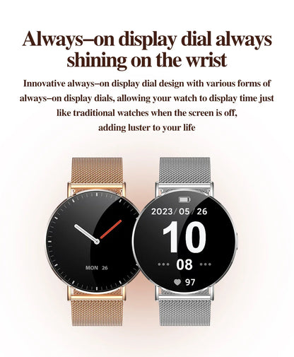 Xiaomi Mijia Smartwatch Women Bluetooth Call 3D Dynamic Dial Electronics Watch Heart Rate Monitor Waterproof Fitness Women Watch