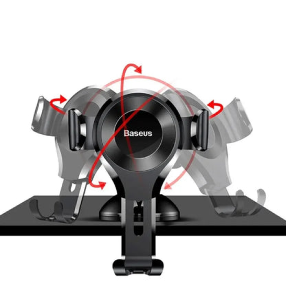 Baseus Car Phone Holder for iPhone Auto Gravity Dashboard Sucker Car Cellphone Moible Phone Support Samsung/Xiaomi/Huawei Holder