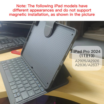 Keyboard for iPad 11th 2025 Air 11in 13in Bluetooth Keyboard Wireless for iPad Air 4 5 6 Pro 11 12.9 Case Stand