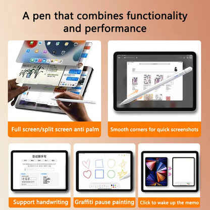 Magnetic Adsorption Pencil Stylus Pen for Apple Pencil iPad 11 2025 Pens Battery Display Palm Rejection for Apple Pencil 2 1