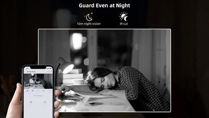 IMOU Cue 2E 3MP Wifi Security Camera Indoor Baby Monitor Human Detection Night Vision IP Camera Video Surveillance