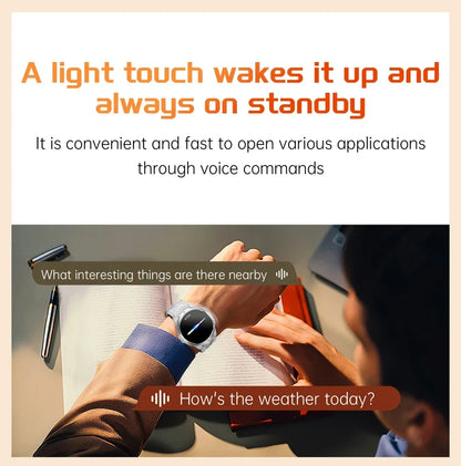 Xiaomi 1100mAh Military Outdoor Smart Watch Men 1.7-inch Display Compass Sports Watch IP68 Waterproof Bluetooth Call Smartwatch