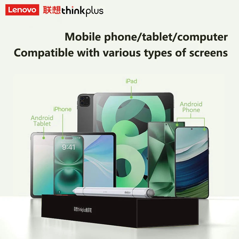 Lenovo stylus For Android IOS Capacitive Screen For iPad Apple Pencil Huawei Xiaomi Samsung Tablet three pen tips universal Pen