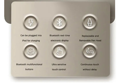 Magnetic Adsorption Pencil Stylus Pen for Apple Pencil iPad 11 2025 Pens Battery Display Palm Rejection for Apple Pencil 2 1