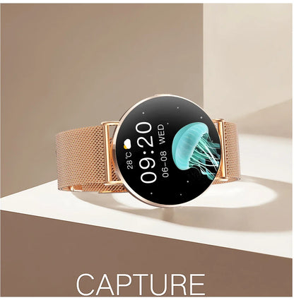 Xiaomi Mijia Smartwatch Women Bluetooth Call 3D Dynamic Dial Electronics Watch Heart Rate Monitor Waterproof Fitness Women Watch