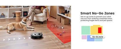 Lefant M330 Pro Robot Vacuum and Mop combo, 5000Pa,dTOF LiDAR Navigation, Alexa/Google/WiFi,Ideal for Pet Hair